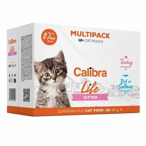 CALIBRA Life kapsa Kitten Multipack kapsičky pre mačiatka 12 x 85 g vyobraziť
