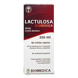 Lactulosa Biomedica sir.1x250ml 50% vyobraziť