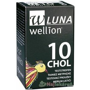 Wellion Luna CHOL testovacie prúžky k prístroju 10 ks vyobraziť