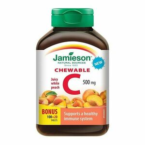 Jamieson Vitamín C 500 mg broskyňa 120 kapsúl vyobraziť