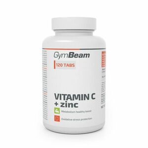 Vitamín C + zinok - GymBeam, 120tbl vyobraziť