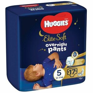 HUGGIES Elite Soft Pants OVN jednorázové plienky veľ. 5, 17 ks vyobraziť