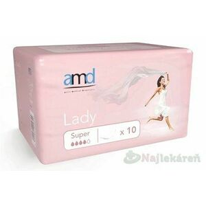 AMD Lady Super, inkontinenčné vložky pre ženy, 1x10 ks vyobraziť
