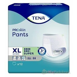 TENA Pants Super, inkontinenčné nohavičky (veľ. XL), 12 ks vyobraziť