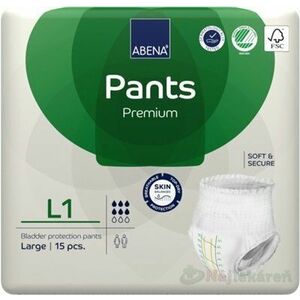 ABENA Pants Premium L1, navliekacie nohavičky (veľ.L), 15 ks vyobraziť
