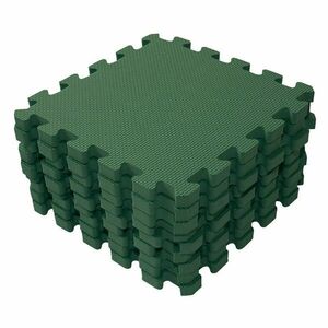 BABYDAN Podložka hracia puzzle Dark Green 90x90 cm vyobraziť