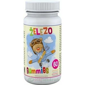 ŽELEZO Gummies - Clinical, hroznové bonbóny, 60ks, Akcia vyobraziť