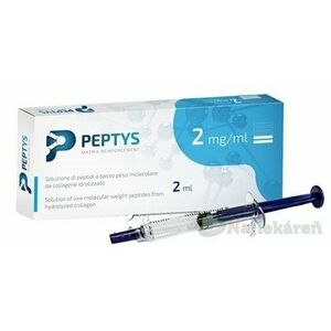 PEPTYS 2 roztok peptidov PEP-22 z kolagénu 2 mg/ml, injekcia 1x2ml vyobraziť