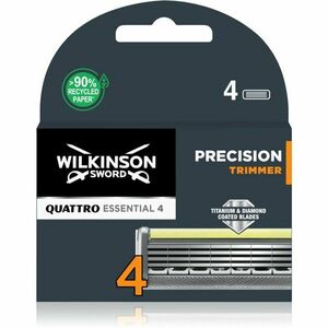 Wilkinson Sword Quattro Titanium Precision náhradné žiletky 4 ks vyobraziť