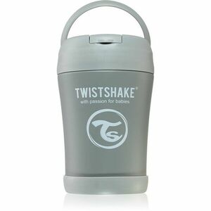 Twistshake Stainless Steel Food Container Grey termoska na jedlo 350 ml vyobraziť