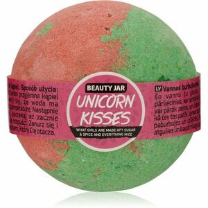 Beauty Jar Unicorn Kisses What Girls Are Made Of? Sugar & Spice And Everything Nice bomba do kúpeľa s vôňou jahôd 150 g vyobraziť