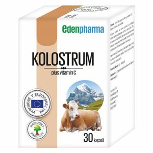EDENPHARMA Kolostrum plus vitamín C kapsule 30 ks vyobraziť