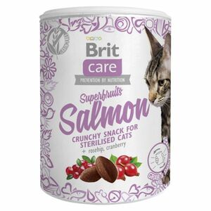 BRIT Care Snack Superfruits Salmon losos so šípkou a brusnicami pre mačky 100 g vyobraziť