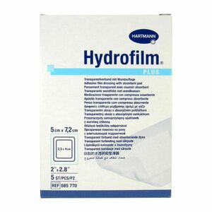 Náplasť fixačná Hydrofilm PLUS 5x7.2cm / 5ks vyobraziť
