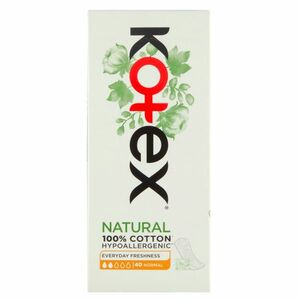 KOTEX Natural Slipové vložky Normal 40 kusov vyobraziť