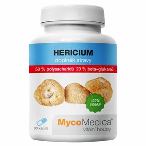 MYCOMEDICA Hericium 50% vegán 90 kapsúl vyobraziť