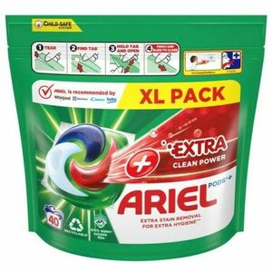 Ariel All-in-1 PODS Extra clean, Gélové Kapsuly Na Pranie, 40 Praní vyobraziť