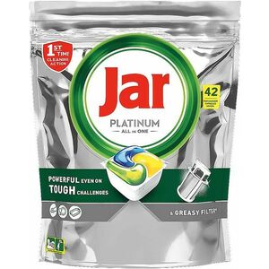 Jar Platinum Plus All In One Kapsuly Do Umývačky Riadu, Citrón, 42 Kapsúl vyobraziť