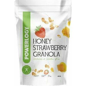 Powerlogy Honey Strawberry Granola 400 g vyobraziť