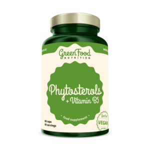 GreenFood Nutrition Phytosterols + vit B5 60cps vyobraziť