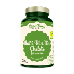 GreenFood Nutrition Multi Chelate+G117 women 60cps vyobraziť