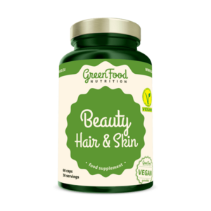 GreenFood Nutrition Beauty Hair & Skin 60cps vyobraziť