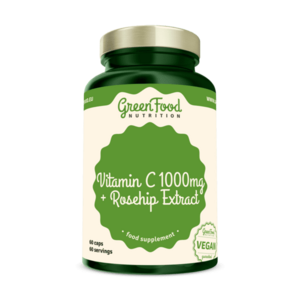 GreenFood Nutrition vit C 1000mg + Rosehip 60cps vyobraziť