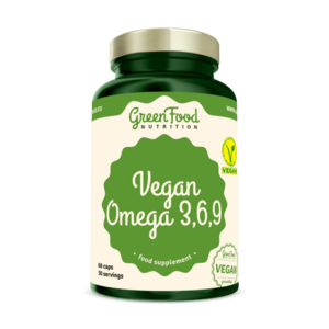 GreenFood Nutrition Vegan Omega 3, 6, 9 60cps vyobraziť
