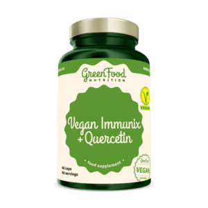 GreenFood Nutrition Vegan Immunix+Quercetin 60cps vyobraziť