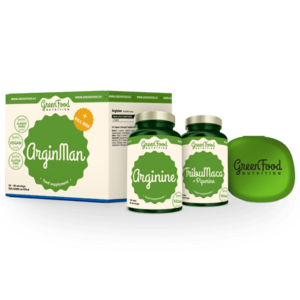 GreenFood Nutrition ARGINMAN + Pillbox vyobraziť