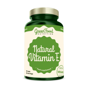 GreenFood Nutrition Natural vit E 60cps vyobraziť
