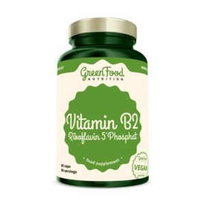 GreenFood Nutrition vit B2 Ribofl Phosphat 60cps vyobraziť