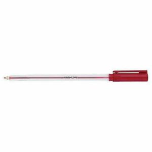 HAINENKO Guľôčkové pero Micron Medium, neklikacie, priemer hrotu: 1, 0 mm, červené vyobraziť