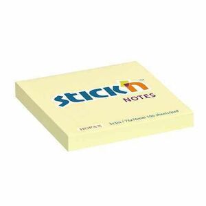 HOPAX Samolepiace žlté bločky STICK'N by 76 x 76 mm, 100 lístkov vyobraziť