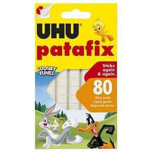 UHU Lepiace plastelínové štvorčeky UHU Patafix biele, 80 kusov vyobraziť