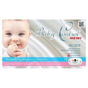 Baby Control Monitor dychu BC-2210, s 1x2 senzorovými podložkami vyobraziť