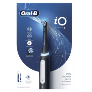 ORAL-B iO series 4 black elektrická zubná kefka+ držiak + cestovné puzdro set vyobraziť