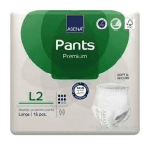 ABENA Pants premium L2 navliekacie plienkové nohavičky boky 100-140 cm savosť 1900 ml 15 ks vyobraziť