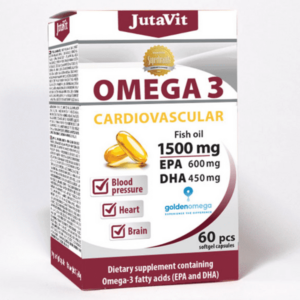 JUTAVIT Omega 3 kardiovaskulár 1500 mg 60 kapsúl vyobraziť