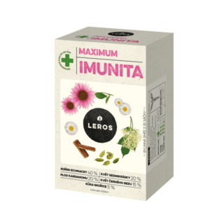 LEROS Imunita max echinacea & sedmokráska bylinný čaj nálevové vrecúška 20 x1, 5 g vyobraziť