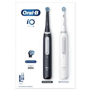 Oral B iO Series 4 Duo Black&White Elektrická zubná kefka vyobraziť