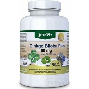 JutaVit Ginkgo Biloba Plus 60 mg + horčík 150 mg vyobraziť
