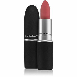 MAC Cosmetics Powder Kiss Lipstick matný rúž odtieň Little Tamed 3 g vyobraziť