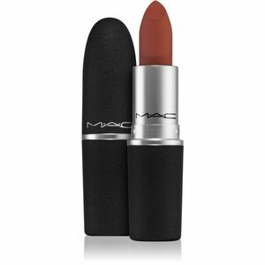 MAC Cosmetics Powder Kiss Lipstick matný rúž odtieň Devoted to Chili 3 g vyobraziť