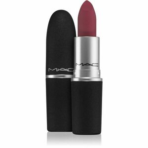 MAC Cosmetics Powder Kiss Lipstick matný rúž odtieň Burning Love 3 g vyobraziť