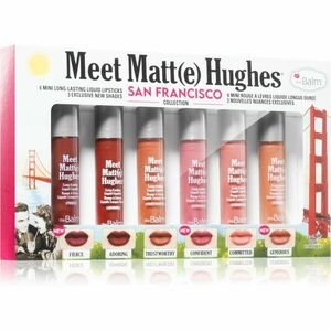 theBalm Meet Matt(e) Hughes Mini Kit San Francisco sada tekutých rúžov pre dlhotrvajúci efekt vyobraziť