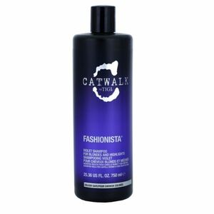 TIGI Catwalk Fashionista fialový šampón pre blond a melírované vlasy 750 ml vyobraziť
