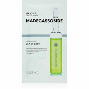Missha Mascure Madecassoside ošetrujúca plátienková maska pre citlivú a podráždenú pleť 28 ml vyobraziť
