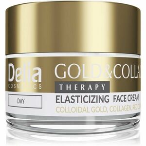 Delia Cosmetics Gold & Collagen Therapy denný krém zvyšujúce elasticitu pokožky 50 ml vyobraziť