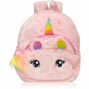 BrushArt KIDS Fluffy unicorn backpack Small detský batoh Pink (20 x 23 cm) vyobraziť